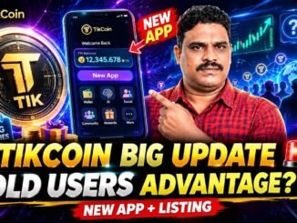 TikCoin BIG UPDATE 🚨 Old Usersకి Special Advantage? | New App & Listing Opportunities
