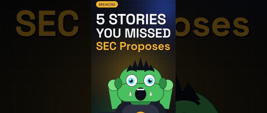 5 Crypto Stories You Missed Today: SEC Proposes New Crypto Custody #Shorts