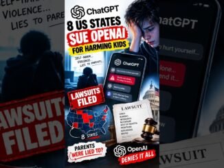 8 States SUE OpenAI Over ChatGPT Harming Kids #ai #ainews #artificialintelligence #openai #aishorts