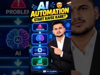 AI Automation Start Kaise Kare? 🤯 Beginner Guide in Hindi | Tech Simplified  #ai #aitools #techtips