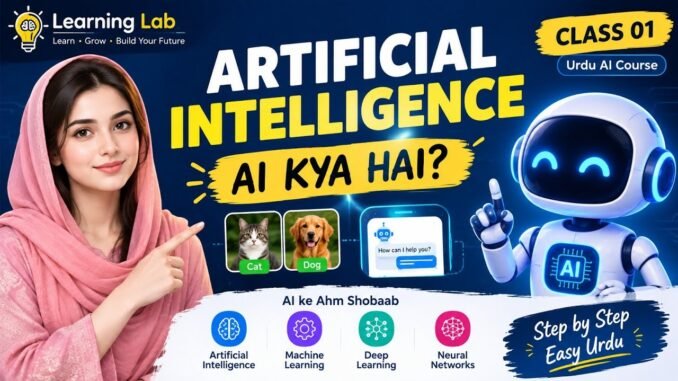 Artificial Intelligence (AI) Kya hai? |AI Course in Urdu |Class1| Beginners Complete Introduction#ai
