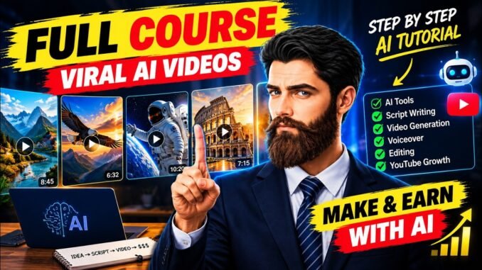 How to Create Viral AI Videos in 2026 (Full Course for Beginners)