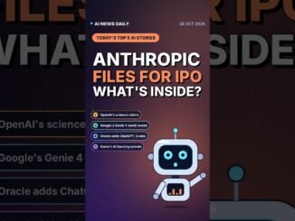 Top 5 AI News Today (28 Oct 2026): Anthropic IPO Filing, OpenAI Science Claims