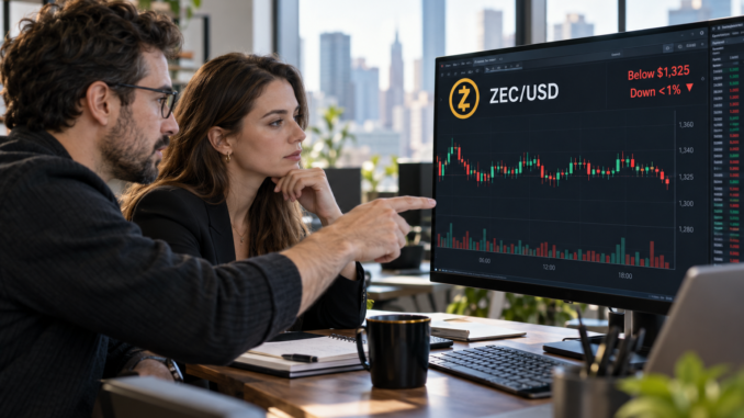 Zcash dips below $1,348 as ETF outflows ease and NU7 enters testing